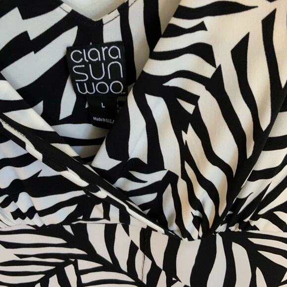 Clara Sun Woo Signature Jumpsuit - Leaf Stripe - Picture 6 of 14